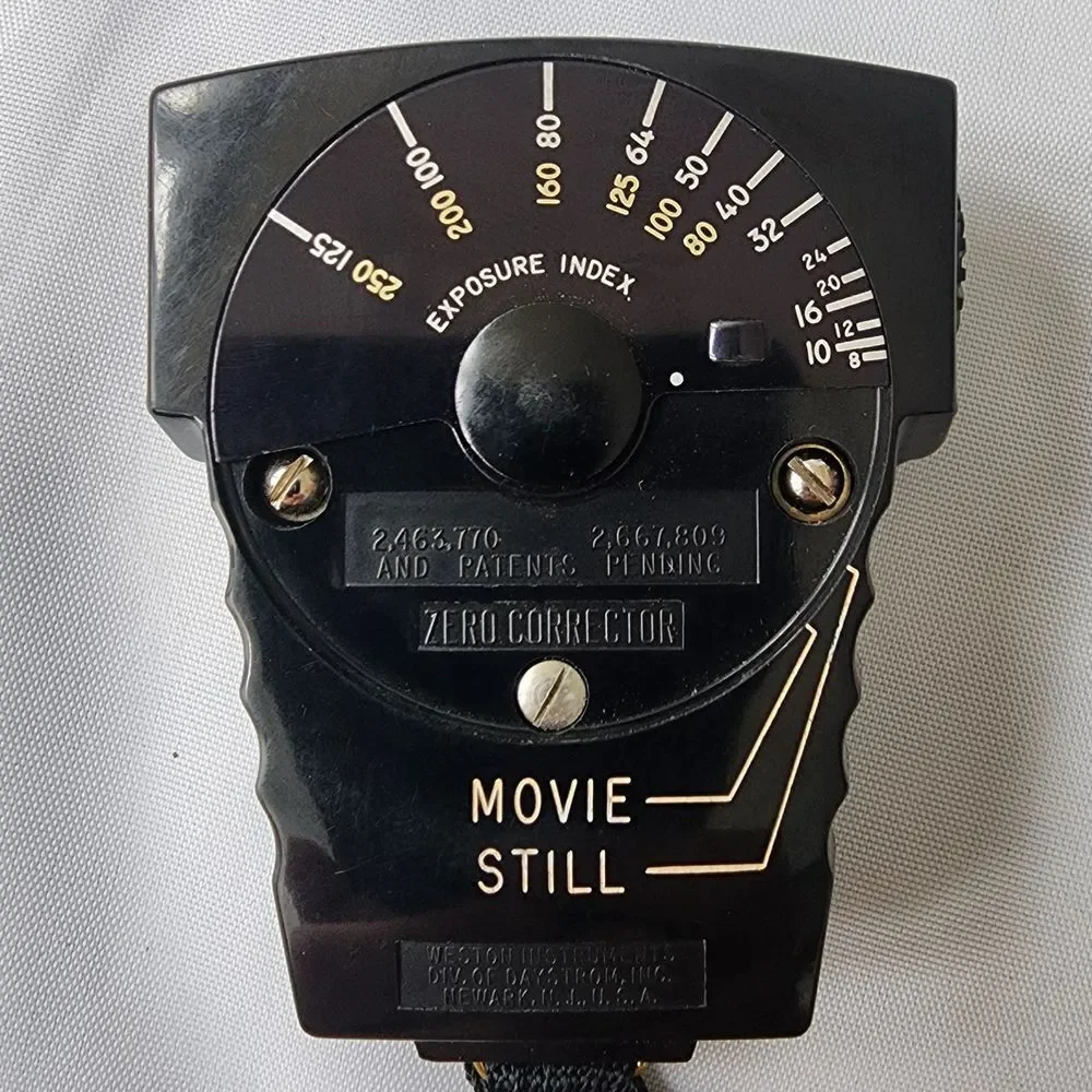 Weston Direct Reading Light Exposure Meter‎ Vintage Photography Zero Corrector